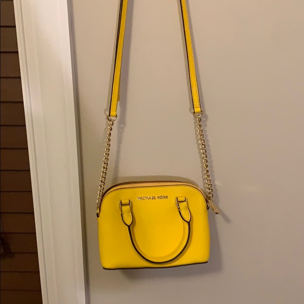 Michael Kors Yellow Crossbody Purse